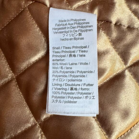 J. Crew Jacket Summit Parka Nello Gori Italian Stadium Cloth Size 2 Gray Fall - Picture 8 of 9